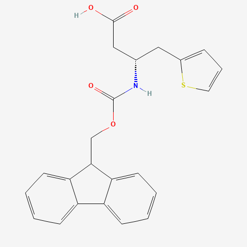 269726-90-1 FMOC-(S)-3-AMINO-4-(2-THIENYL)-BUTYRIC ACID chemical structure