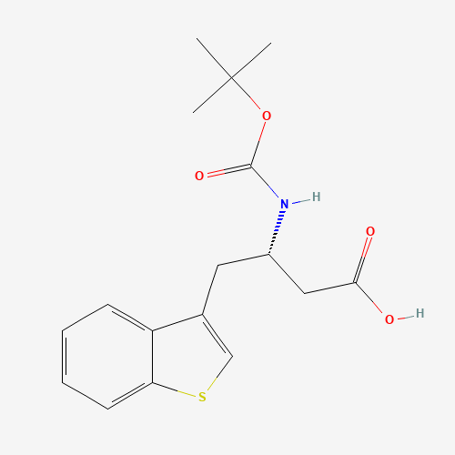 270063-45-1 BOC-(S)-3-AMINO-4-(3-BENZOTHIENYL)-BUTYRIC ACID chemical structure