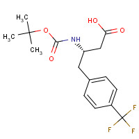 270065-80-0 BOC-(S)-3-AMINO-4-(4-TRIFLUOROMETHYL-PHENYL)-BUTYRIC ACID chemical structure