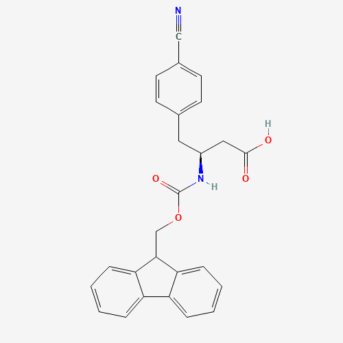 270065-90-2 FMOC-(S)-3-AMINO-4-(4-CYANO-PHENYL)-BUTYRIC ACID chemical structure