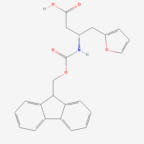270263-07-5 FMOC-(S)-3-AMINO-4-(2-FURYL)-BUTYRIC ACID chemical structure