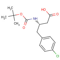 270596-42-4 BOC-(S)-3-AMINO-4-(4-CHLORO-PHENYL)-BUTYRIC ACID chemical structure