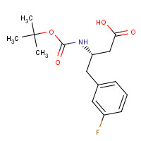 270596-51-5 BOC-(S)-3-AMINO-4-(3-FLUOROPHENYL)BUTYRIC ACID chemical structure