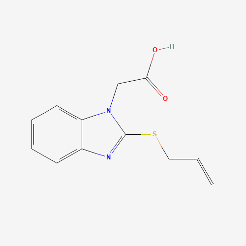 312754-94-2 (2-ALLYLSULFANYL-BENZOIMIDAZOL-1-YL)-ACETIC ACID chemical structure