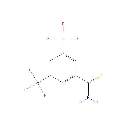 317319-15-6 3,5-DI(TRIFLUOROMETHYL)BENZENE-1-CARBOTHIOAMIDE chemical structure