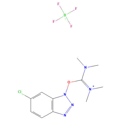 330641-16-2 O-(6-Chlorobenzotriazol-1-yl)-N,N,N',N'-tetramethyluronium tetrafluoroborate chemical structure
