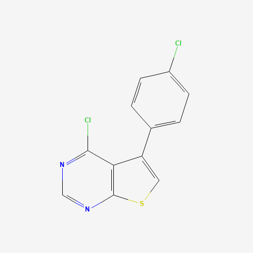 331761-46-7 4-CHLORO-5-(4-CHLOROPHENYL)THIENO[2,3-D]PYRIMIDINE chemical structure