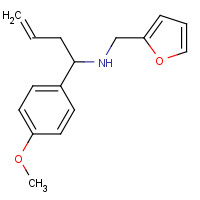 340025-61-8 FURAN-2-YLMETHYL-[1-(4-METHOXY-PHENYL)-BUT-3-ENYL]-AMINE chemical structure