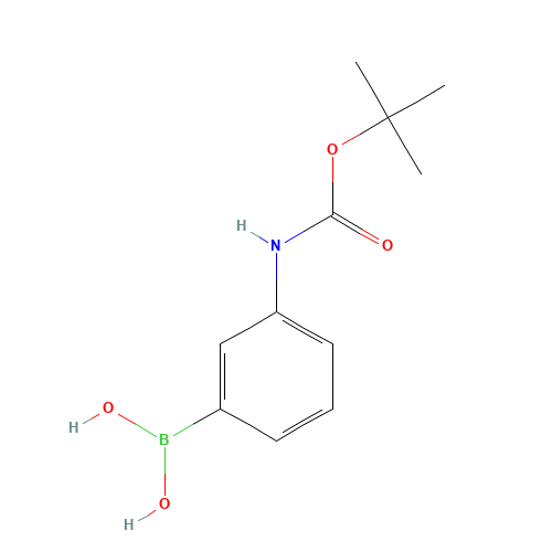 380430-68-2 (3-BOC-AMINOPHENYL)BORONIC ACID chemical structure