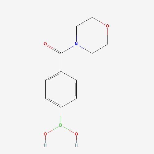 389621-84-5 4-(MORPHOLINE-4-CARBONYL)PHENYLBORONIC ACID chemical structure