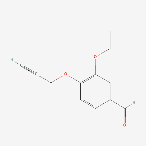 428847-37-4 3-ETHOXY-4-PROP-2-YNYLOXY-BENZALDEHYDE chemical structure