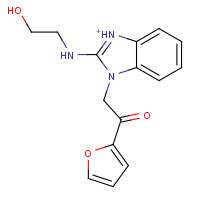 435345-13-4 1-FURAN-2-YL-2-[2-(2-HYDROXY-ETHYLAMINO)-BENZOIMIDAZOL-1-YL]-ETHANONE chemical structure