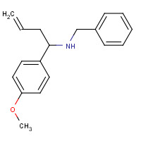 435345-18-9 BENZYL-[1-(4-METHOXY-PHENYL)-BUT-3-ENYL]-AMINE chemical structure