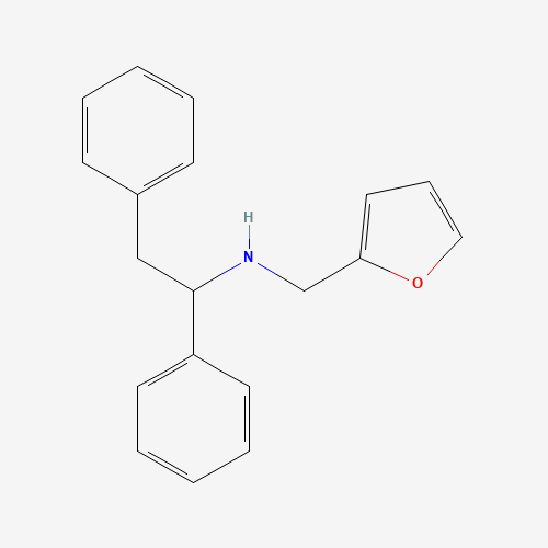 436087-17-1 (1,2-DIPHENYL-ETHYL)-FURAN-2-YLMETHYL-AMINE chemical structure