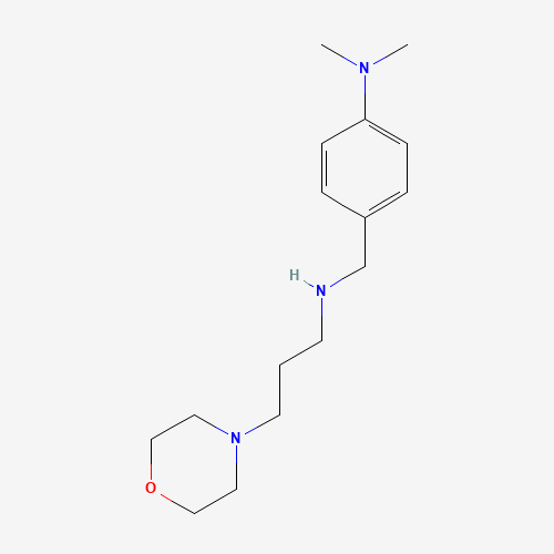 436096-94-5 DIMETHYL-(4-[(3-MORPHOLIN-4-YL-PROPYLAMINO)-METHYL]-PHENYL)-AMINE chemical structure