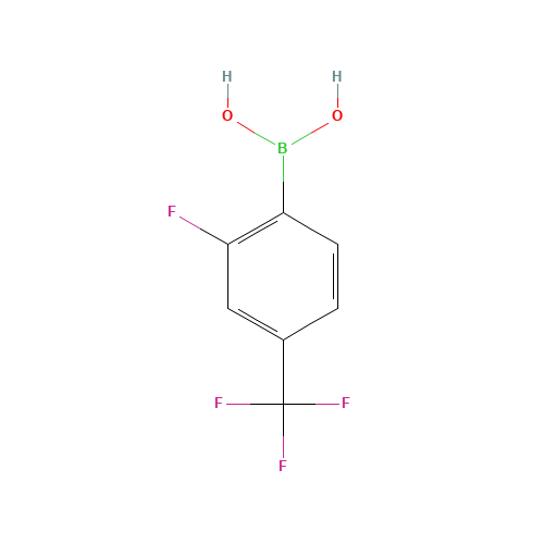503309-11-3 2-FLUORO-4-(TRIFLUOROMETHYL)PHENYLBORONIC ACID chemical structure