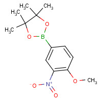 554411-20-0 4-METHOXY-3-NITROPHENYLBORONIC ACID,PINACOL ESTER chemical structure
