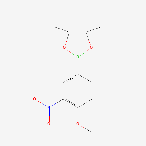 554411-20-0 4-METHOXY-3-NITROPHENYLBORONIC ACID,PINACOL ESTER chemical structure
