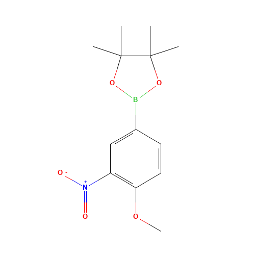 554411-20-0 4-METHOXY-3-NITROPHENYLBORONIC ACID,PINACOL ESTER chemical structure