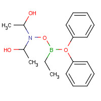 608534-43-6 2,2-DIPHENYL-1-ETHYLBORONIC ACID DIETHANOLAMINE ESTER chemical structure