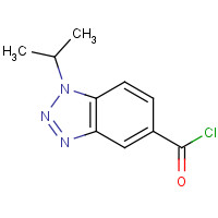 679806-67-8 1-ISOPROPYL-1H-1,2,3-BENZOTRIAZOLE-5-CARBONYL CHLORIDE chemical structure
