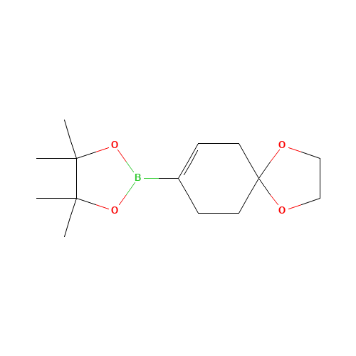 680596-79-6 1,4-DIOXA-SPIRO[4,5]DEC-7-EN-8-BORONIC ACID,PINACOL ESTER chemical structure