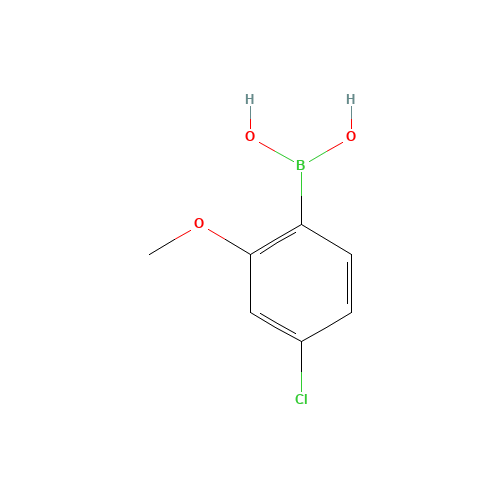 762287-57-0 4-Chloro-2-methoxyphenylboronic acid chemical structure