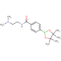 832114-11-1 N-(2-DIMETHYLAMINOETHYL)-4-(4,4,5,5-TETRAMETHYL-1,3,2-DIOXABOROLAN-2-YL)BENZAMIDE chemical structure