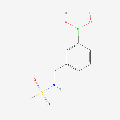 850568-39-7 (3-METHANESULFONYLAMINOMETHYL)BENZENEBORONIC ACID chemical structure