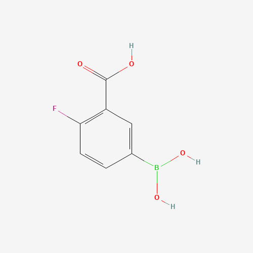 872460-12-3 3-Carboxy-4-fluorophenylboronic acid chemical structure