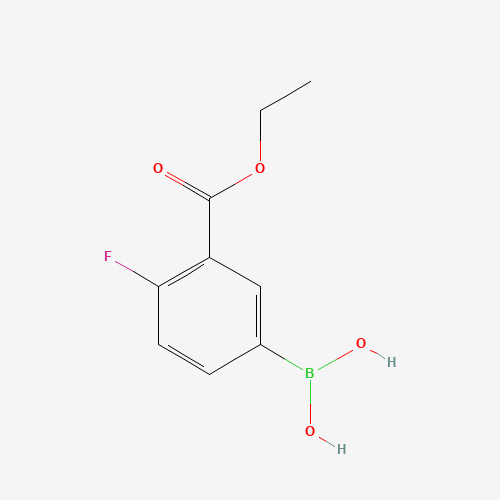 874219-36-0 3-ETHOXYCARBONYL-4-FLUOROPHENYLBORONIC ACID chemical structure