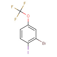 883546-30-3 2-Bromo-4-trifluoromethoxy-1-iodobenzene chemical structure