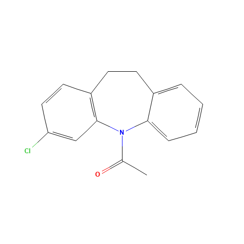 25961-11-9 5-Acetyl-3-chloro-10,11-dihydro-5H-dibenz[b,f]azepine chemical structure