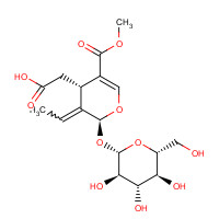 60539-23-3 ELENOLIC ACID 2-O-GLUCOSIDE chemical structure
