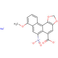 10190-99-5 ARISTOLOCHIC ACID SODIUM SALT chemical structure