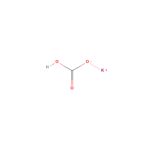 298-14-6 POTASSIUM BICARBONATE chemical structure