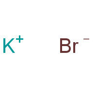 7758-02-3 Potassium bromide chemical structure