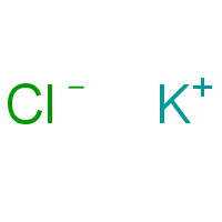 7447-40-7 Potassium chloride chemical structure