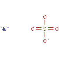 7757-82-6 Sodium sulfate chemical structure