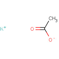 127-08-2 Potassium Acetate chemical structure