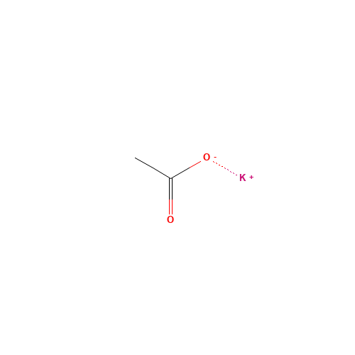 127-08-2 Potassium Acetate chemical structure