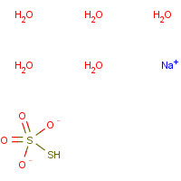 10102-17-7 Sodium thiosulfate pentahydrate chemical structure