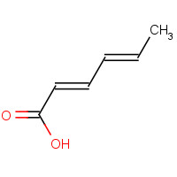 110-44-1 Sorbic acid chemical structure