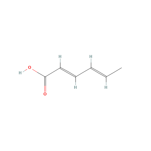 110-44-1 Sorbic acid chemical structure