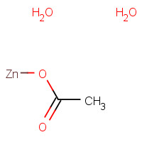 5970-45-6 Zinc acetate dihydrate chemical structure