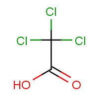 76-03-9 Trichloroacetic acid chemical structure