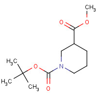 148763-41-1 Methyl N-Boc-piperidine-3-carboxylate chemical structure