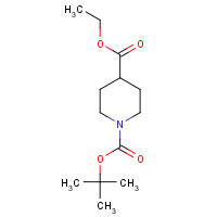 142851-03-4 Ethyl N-Boc-piperidine-4-carboxylate chemical structure