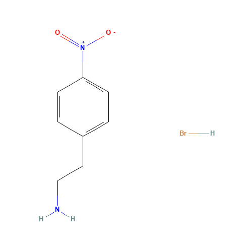 69447-84-3 4-Nitrophenylethylamine hydrobromide chemical structure