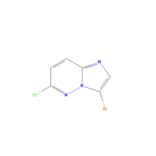 13526-66-4 3-Bromo-6-chloroimidazo[1,2-b]pyridazine chemical structure